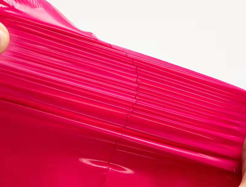 怀仁玫红色快递袋-05