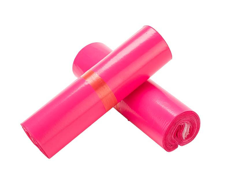 怀仁玫红色快递袋-02